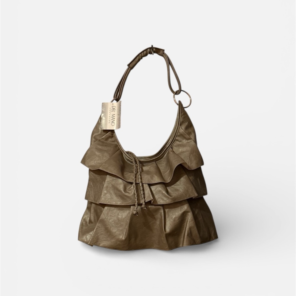 Brown Leather Hobo Bag